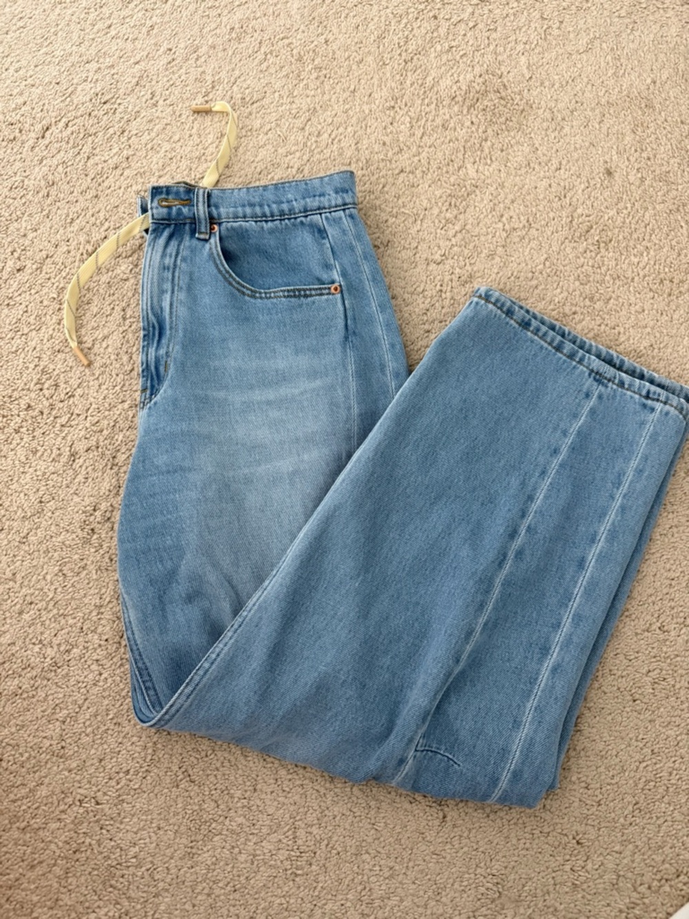 Classic Light Blue Denim Jeans